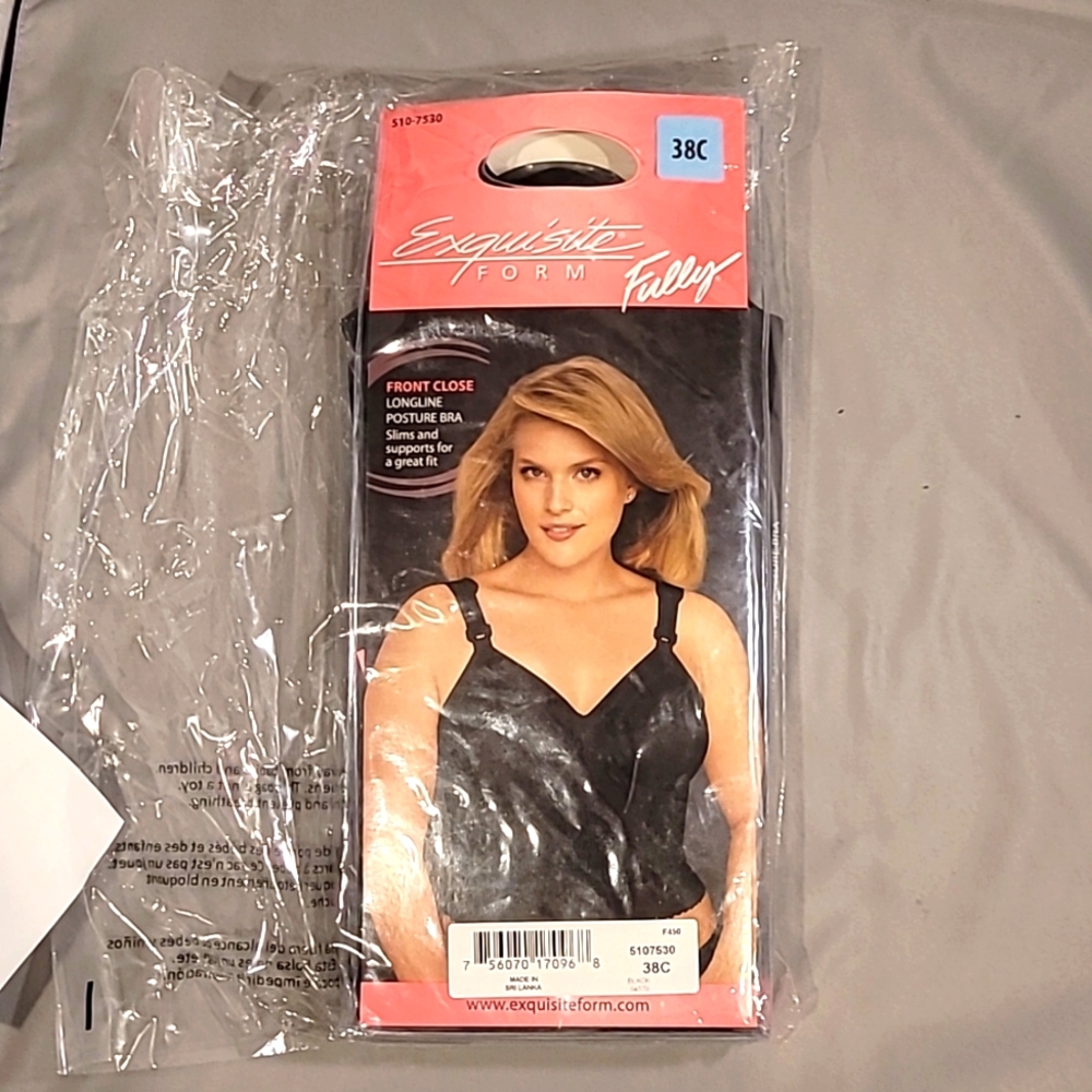 Exquisite Form Fully Original Fully Support Bra 38c
